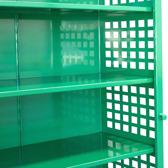 Aerosol Storage Cage for 300 Spray Cans 5 Shelves Flammable