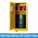 Picture of Flammable Cabinet Vertical Drum Storage with Internal Roller Base (250L)