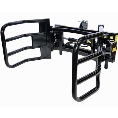 Picture of Hydraulic Bale Clamp for Tractor | Dual Euro & 3-Point Linkage (3PL) Hitch