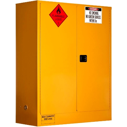 Picture of 350L Flammable Goods Cabinet - 2 Door 3 Shelf